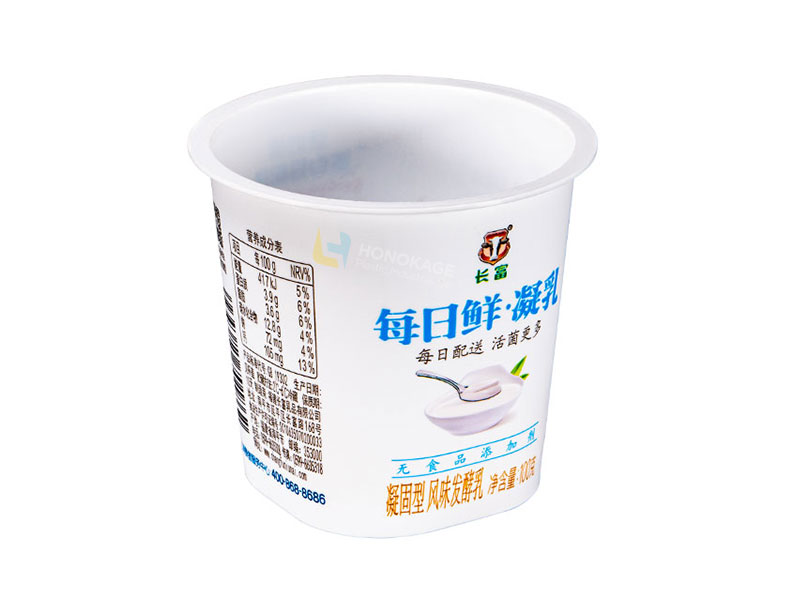 Tasse à yaourt IML en Version ronde 100g