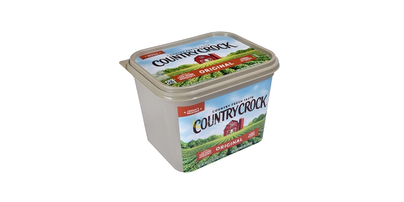 45oz en plastique IML Margarine Conteneur