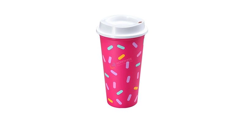 Tasses à emporter en plastique IML 16oz